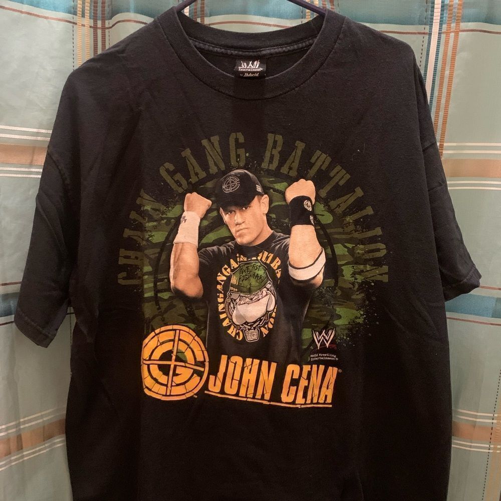WWE John Cena wrestling T-shirt ruthless aggression era size L